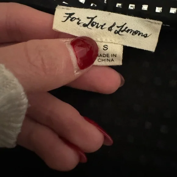 For Love & Lemons Aftwr Dark Halter Top - Picture 3 of 4